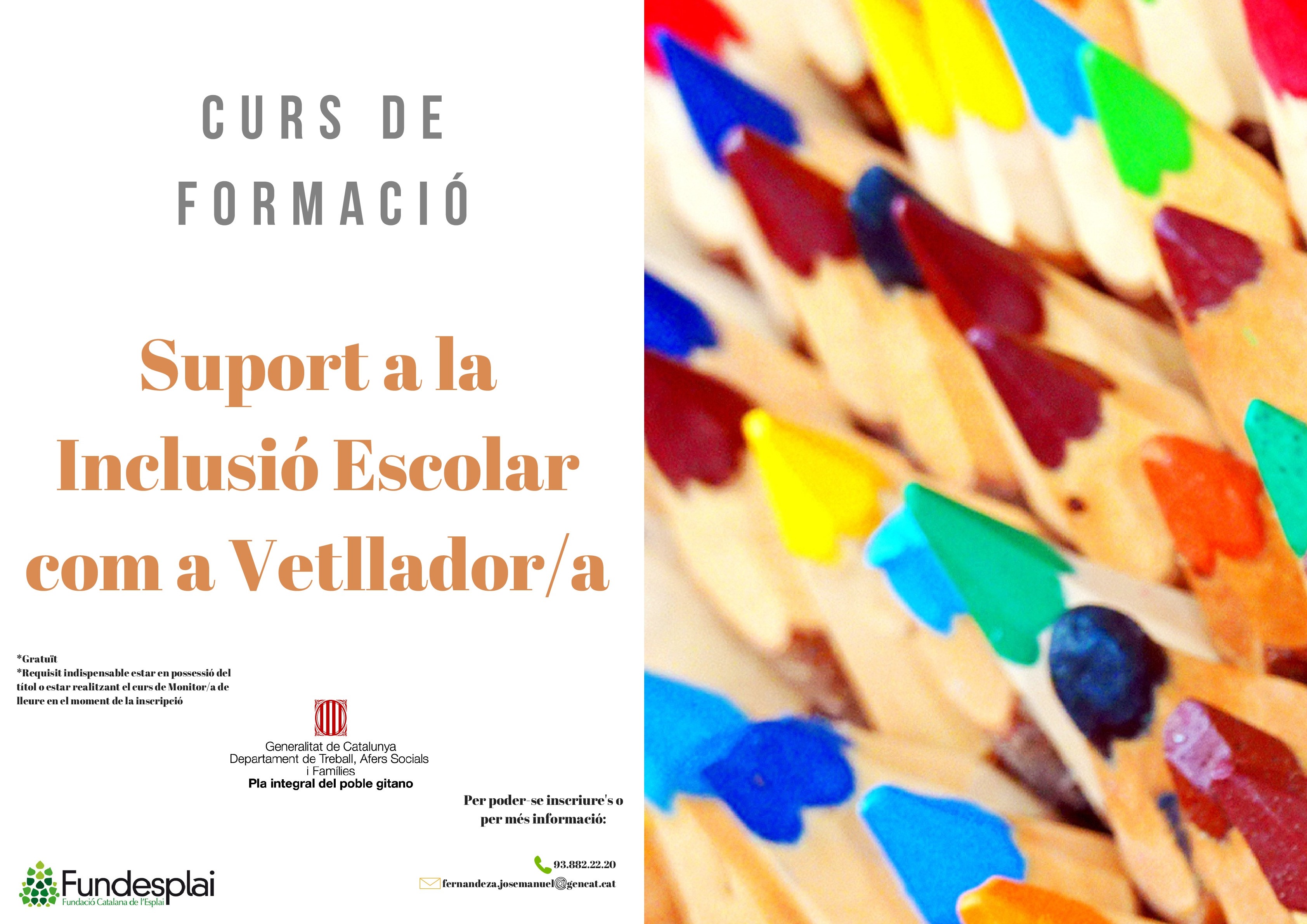 Quieres ser Velador/a escolar y apoyar la inclusión escolar? Nuevo curso de formación de Apoyo a la inclusión escolar como Veladores/as