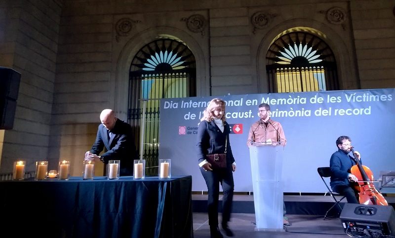 La Generalitat de Catalunya y el Ayuntamiento de Barcelona conmemoran las víctimas del Holocausto