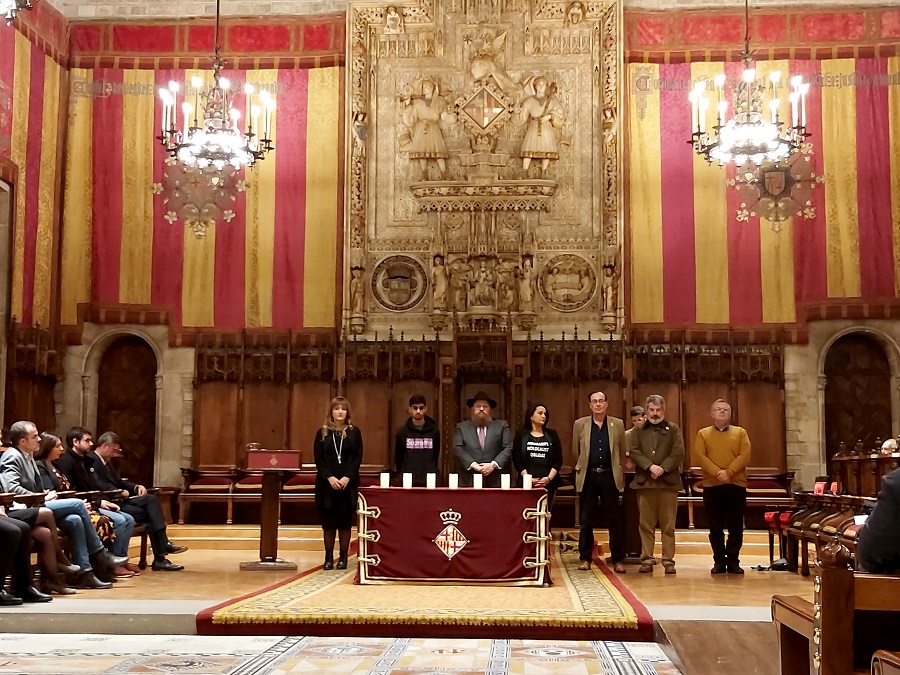 Generalitat de Cataluña y Ayuntamiento de Barcelona conmemoran el Día Internacional en Memoria de las Víctimas del Holocausto