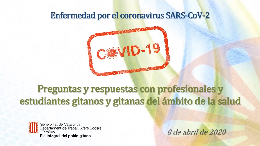 El Plan Integral del Pueblo Gitano de Catalunya produce un vídeo con información sobre el COVID-19