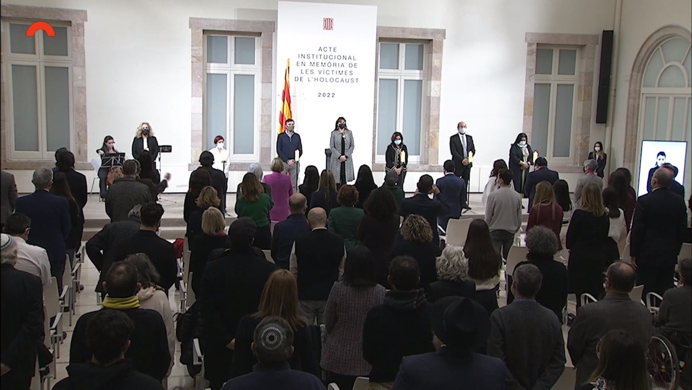 El Parlament de Catalunya ret homenatge a les víctimes de l’Holocaust