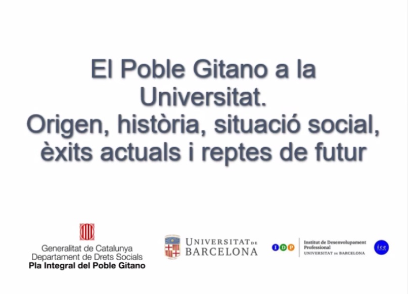 Obertes les inscripcions per la jornada “El Poble Gitano a la Universitat. Origen, història, situació social, èxits actuals i reptes de futur”