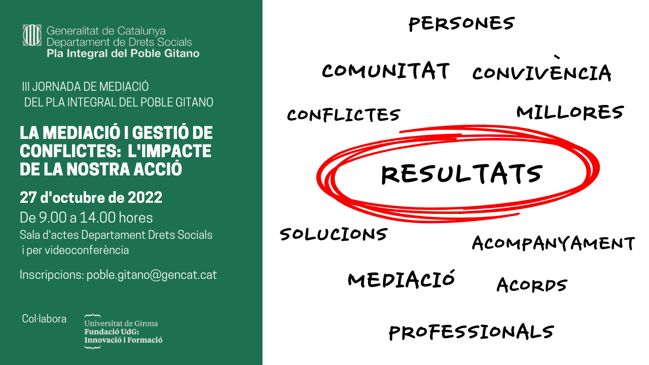 3a Jornada de Mediació del Poble Gitano. L’impacte de la nostra acció