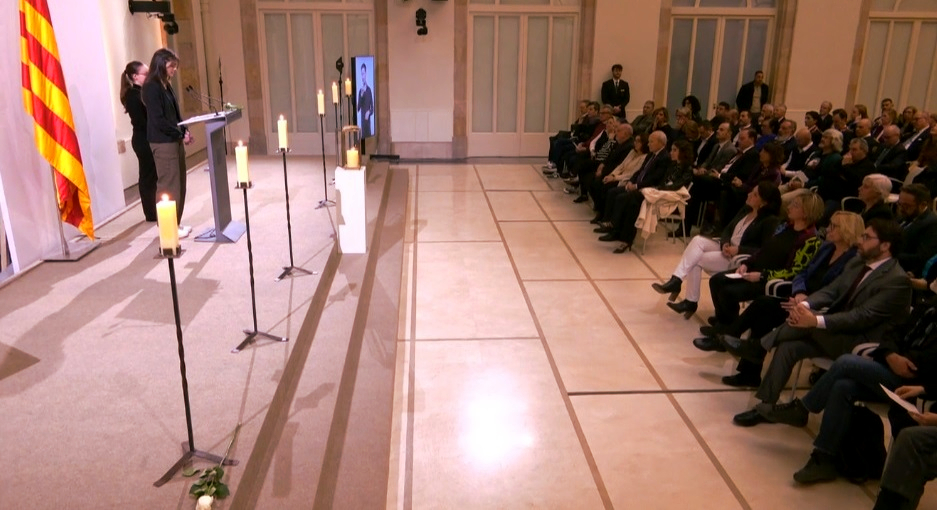El Parlamento de Cataluña conmemora a las víctimas del Holocausto