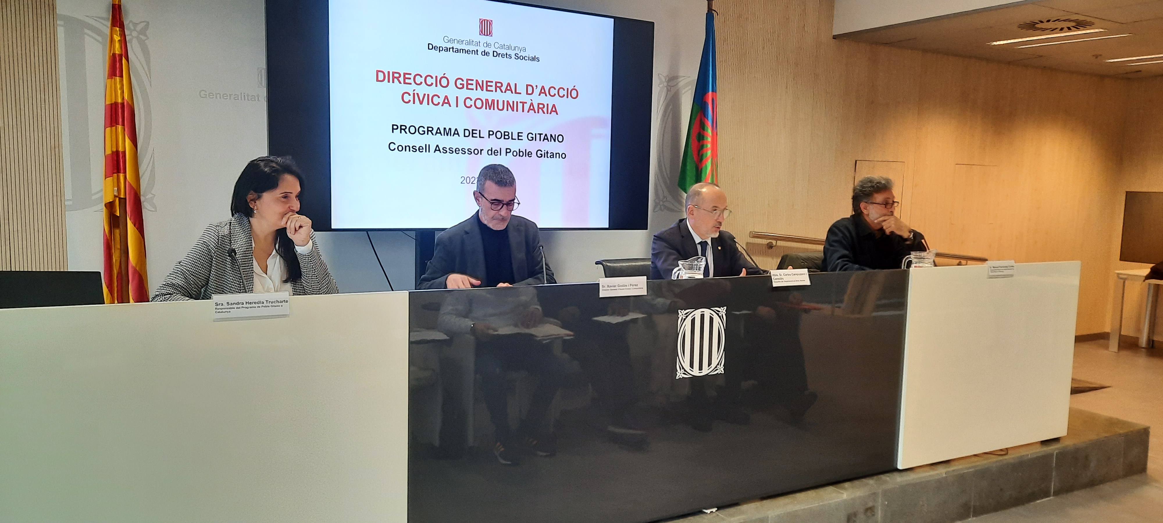 Carles Campuzano presideix la primera trobada de l’any del Consell Assessor del Poble Gitano